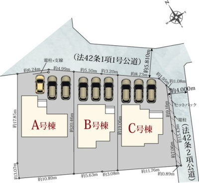 【区画図】 | 沼津市大塚 新築一戸建て A号棟 | A号棟の区画図です