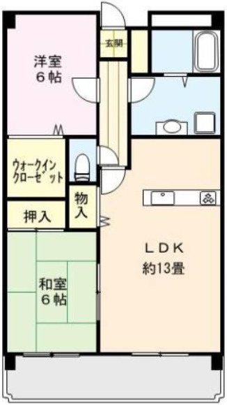 ステラコート弐番館の間取り