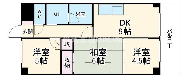 福徳ハイツの間取り