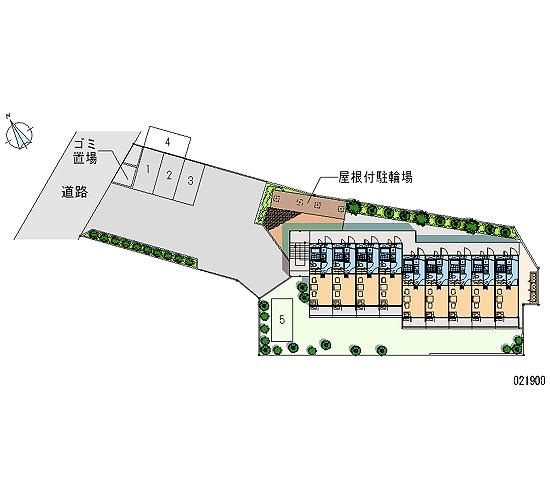 レオパレスアーバン向丘の区画図