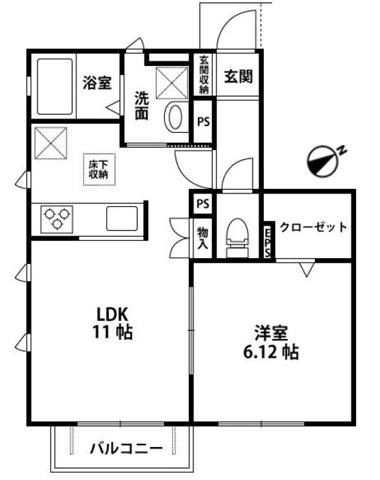 カーサ・セレッソの間取り
