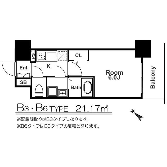 エスリード福島グレイスの間取り