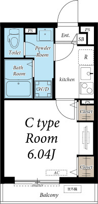 グレイス幕張Ⅱの間取り