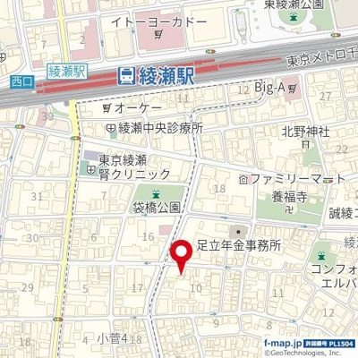 【地図】 | マーレ綾瀬