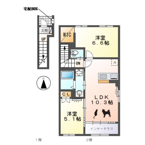 バリスタの間取り