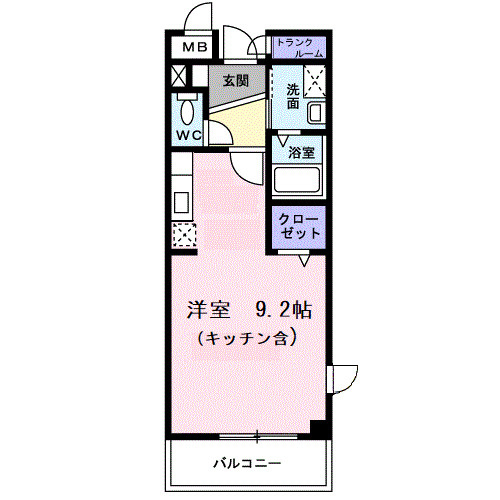 ラーバン　リッシェルの間取り