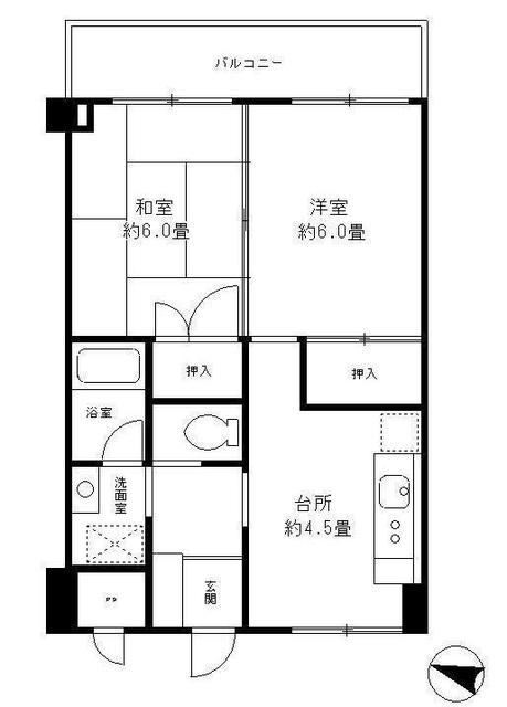 パルメゾン和光の間取り