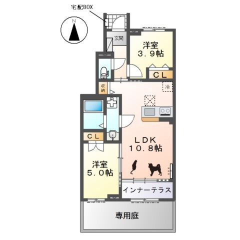 バリスタの間取り