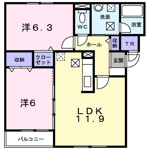 シンフォニアⅠの間取り