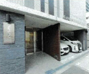 大阪市中央区農人橋２丁目の賃貸マンションのエントランス