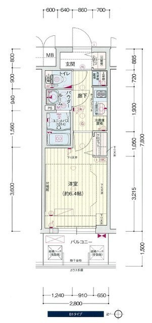 プレサンス　梅田北　ディアの間取り