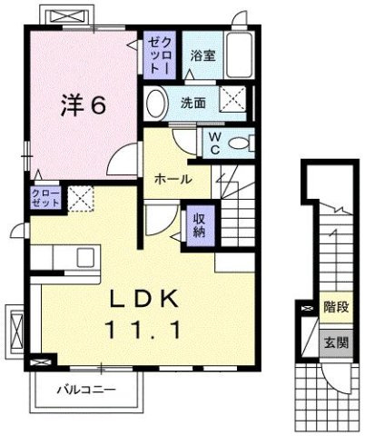 ポライトリーの間取り