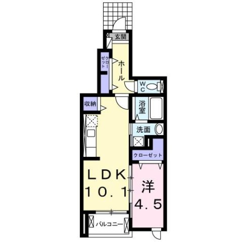 ベル　ソリッソ　Ⅱの間取り