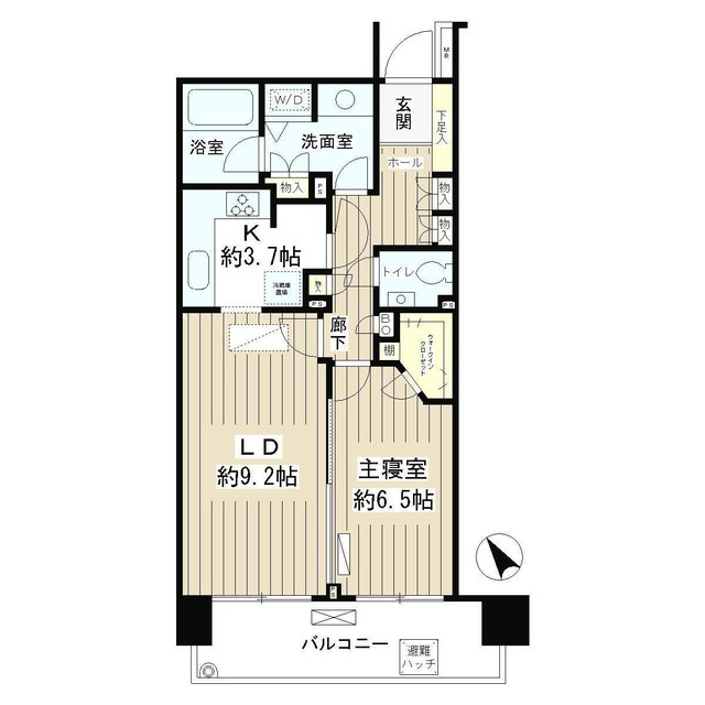 ＡＱＵＡＣＩＴＹ芝浦の間取り