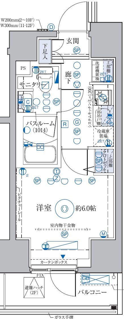 クレヴィスタ大森Ⅱの間取り