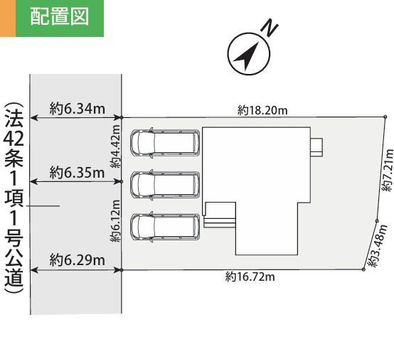 鎌倉市城廻新築戸建て　4期№1の区画図|区画図「鎌倉市城廻新築戸建て」
