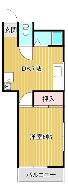 下津浦アパート2の間取り