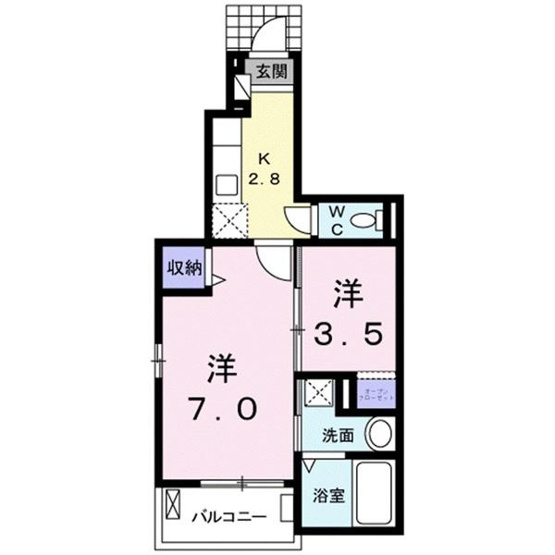 【間取り】 | エレガントヴィエ３