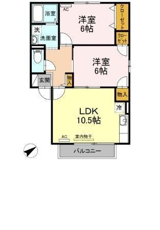 【間取り】 | ＴＭＫホープ１　Ｔ棟