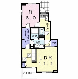 【間取り】 | エレガンシア藍住Ａ