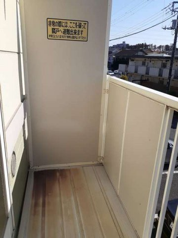 しいの木ハウスのバルコニー