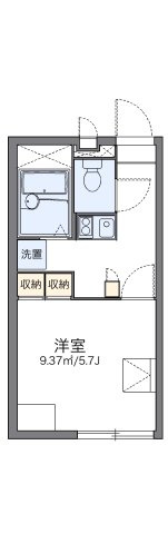 レオパレスイーストⅡの間取り