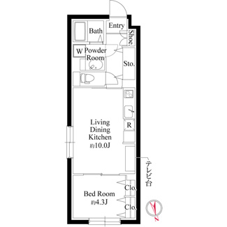 【間取り】 | メモラ椎名町