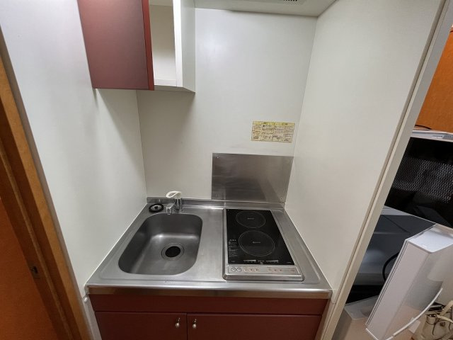 レオパレスパルコートＡのキッチン|シングルレバー設置