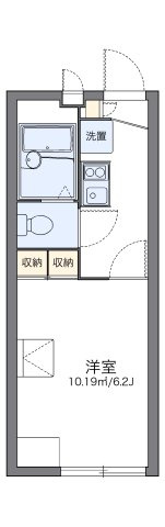 レオパレス萩山の間取り