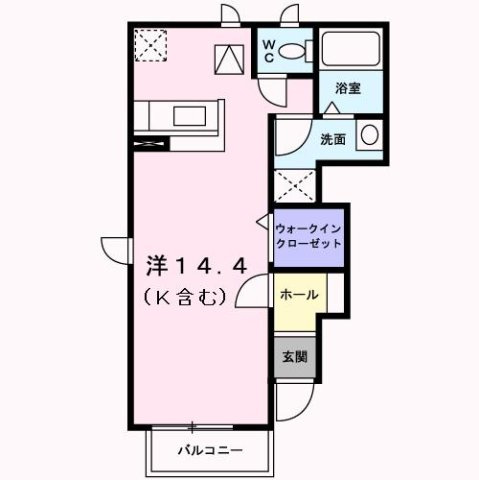 ラポールＡの間取り