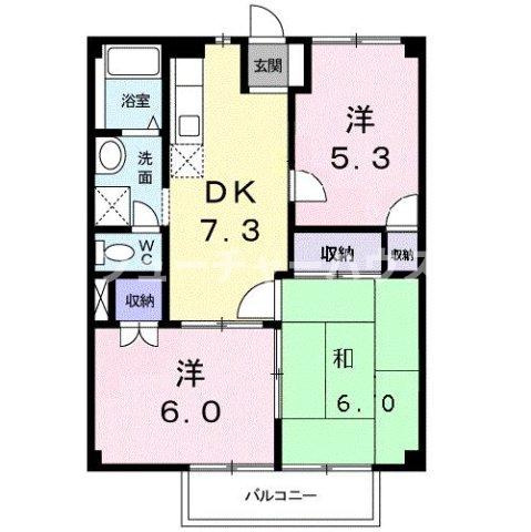 ヴィラマローネの間取り