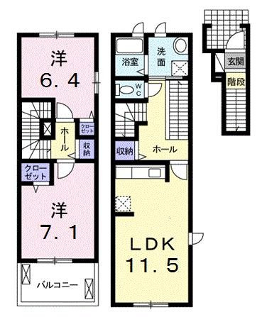 マタン　ブリエⅢの間取り