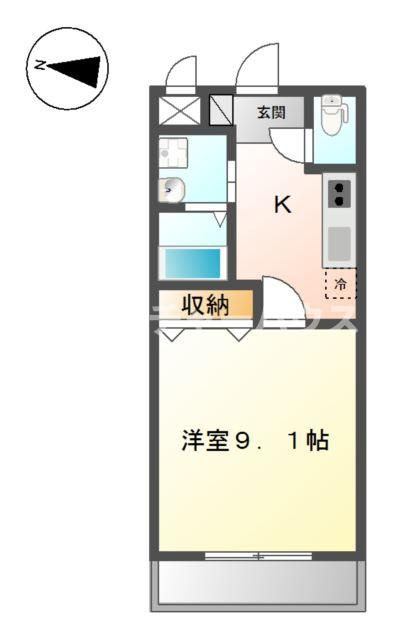 アリエッタ赤塚の間取り
