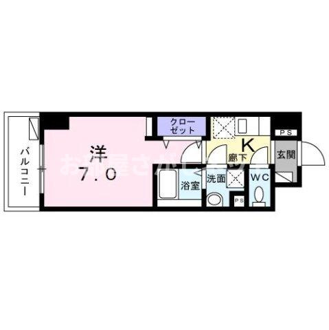 Ｌｅ　Ｇｒａｎｄｓａｗａ【おとり物件なし】の間取り