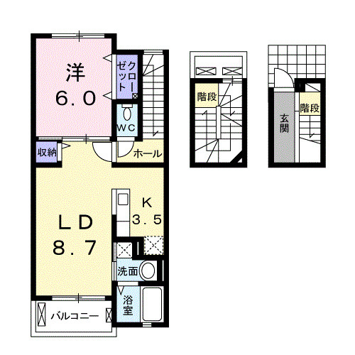 グレイス藤の間取り
