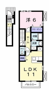 ハッピーヒルズⅡの間取り