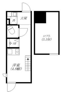 【間取り】 | ハーモニーテラス原町Ⅳ