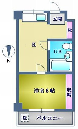 ベルメゾンヤスダの間取り