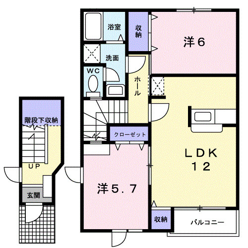 アムールⅡの間取り