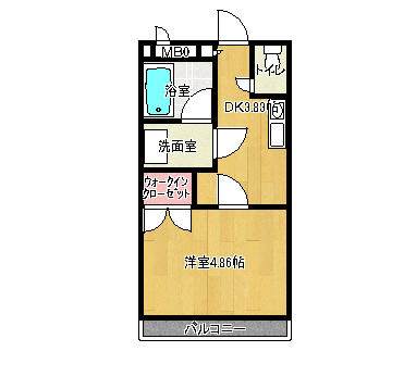 【間取り】 | スクエア西月隈