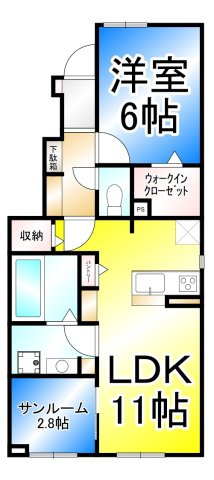 フィオーレ・コニファーの間取り