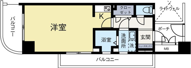 【間取り】 | サーパス博多駅前