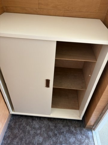 シティパレスA棟の玄関|シューズボックス