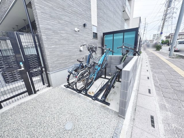 ハーベスト鳩ヶ谷駅前のその他共用部分|駐輪場です