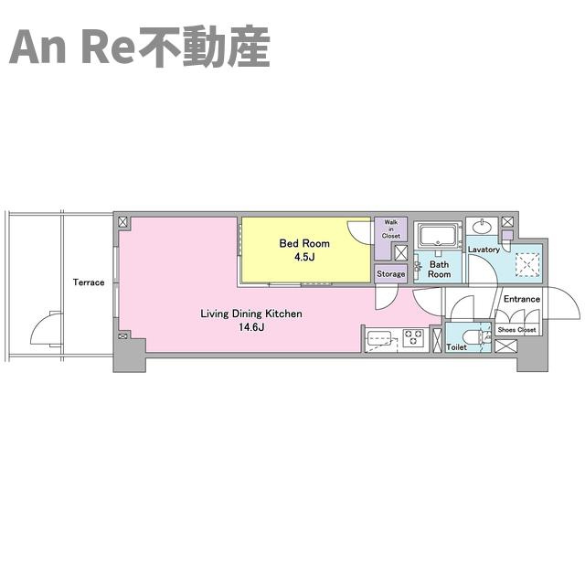 川口市東川口１丁目の賃貸マンションの間取り