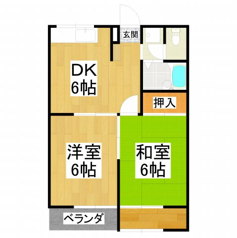 【間取り】 | エステートピアＫＡＺＵ