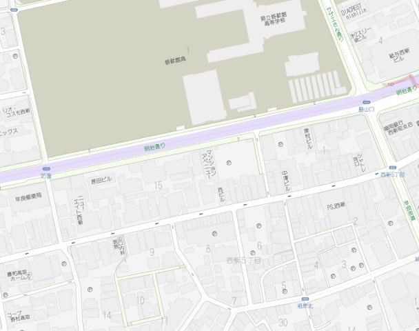マンションアベニュー、205D左のロビー