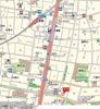 【地図】プレール中延 