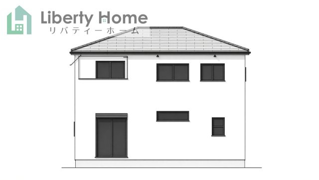 第１小美玉市西郷地　新築戸建の完成予想図