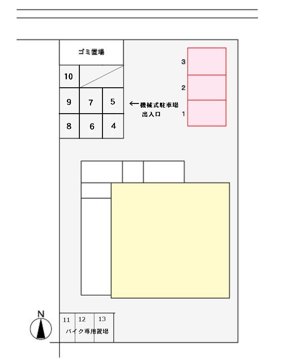 パルテノンの区画図
